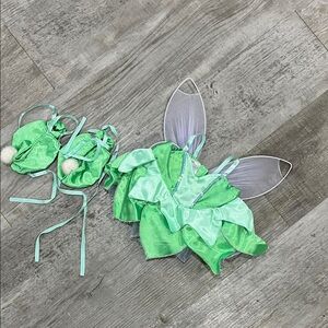 Build-A-Bear Shimmering Green Fairy Costume tinkerbell